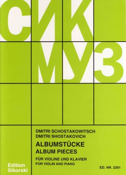 Shostakovich: Albumstucke for Violin and Piano