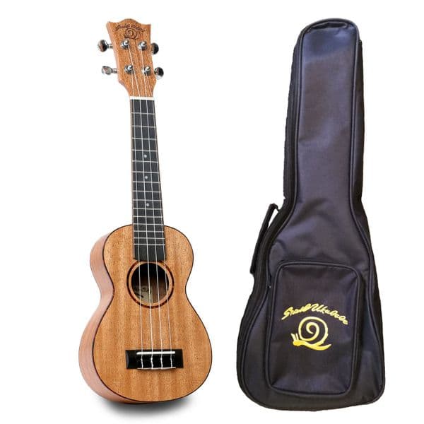 Snail Mahogany Ukulele - Soprano