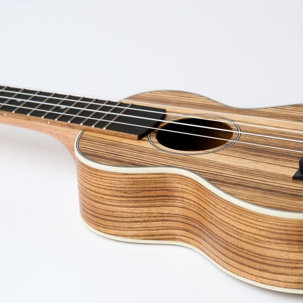Snail Zebrano Ukulele - Soprano