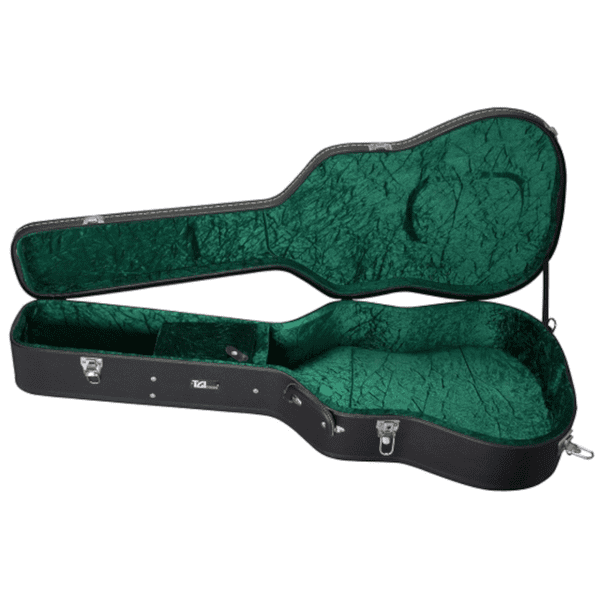 Steel Strung Acoustic Guitar Wooden Hard Case
