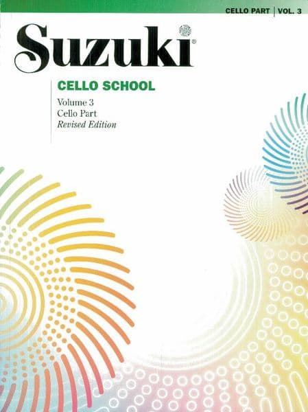 Suzuki Cello School Volume 3 Revised Edition (Cello Part)