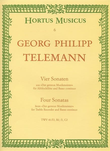 Telemann - Four Sonatas for Flute