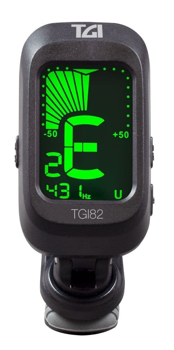 TGI Chromatic Clip On Tuner (Guitar, Ukulele, Violin, Viola, Cello, Bass)