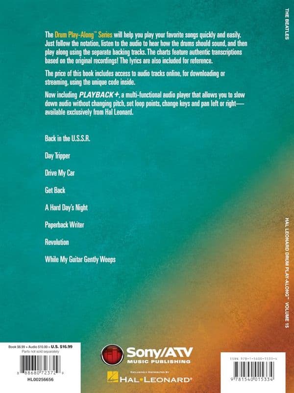 The Beatles Drum Play-Along