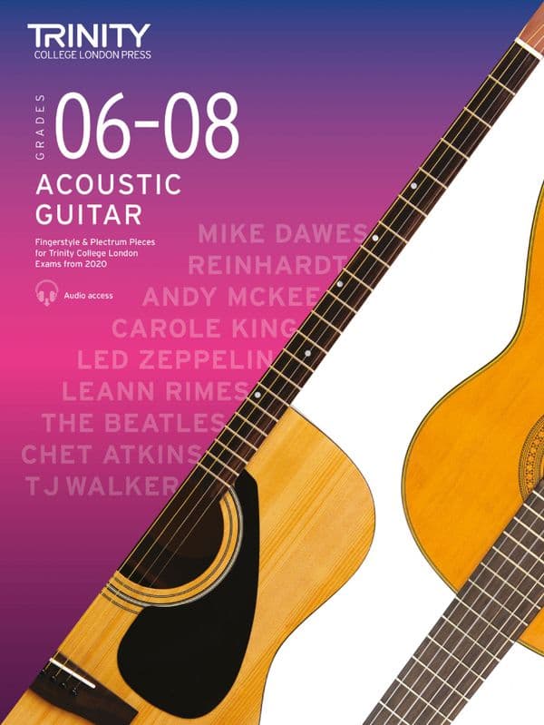 Trinity Acoustic Guitar Exam Pieces Grades 6 to 8