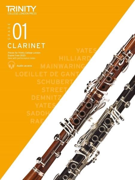 Trinity Clarinet Exam Piecesfrom 2023 - Grade 1