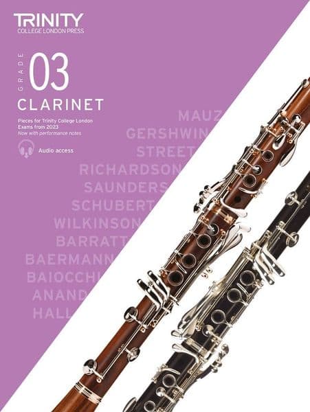 Trinity Clarinet Exam Piecesfrom 2023 - Grade 3
