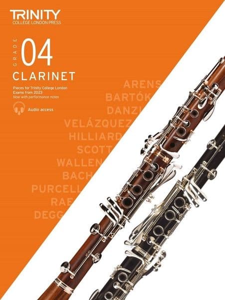 Trinity Clarinet Exam Piecesfrom 2023 - Grade 4