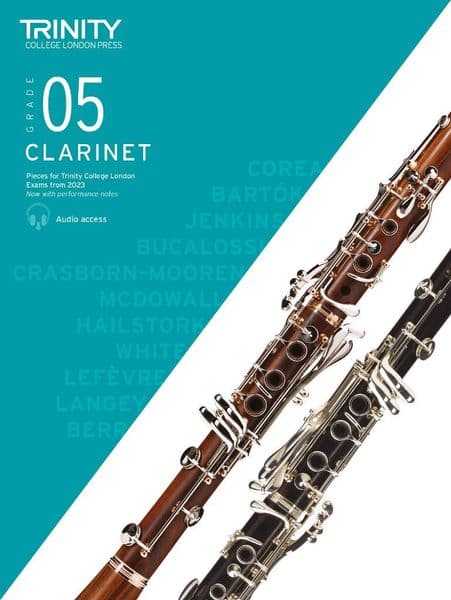 Trinity Clarinet Exam Piecesfrom 2023 - Grade 5