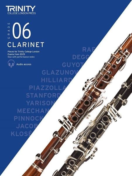 Trinity Clarinet Exam Piecesfrom 2023 - Grade 6