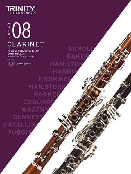 Trinity Clarinet Exam Piecesfrom 2023 - Grade 8