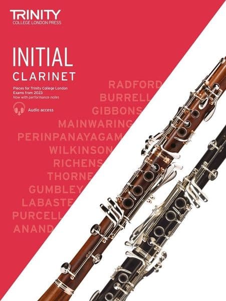 Trinity Clarinet Exam Piecesfrom 2023 - Initial Grade