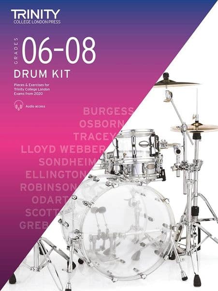 Trinity College Drum Kit Grade 6 - 8