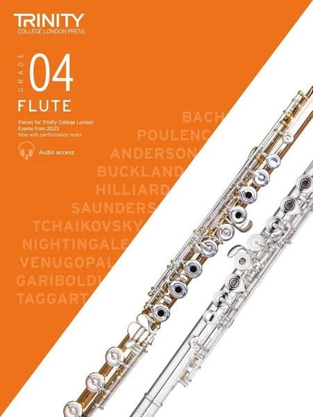 Trinity Flute Exam Piecesfrom 2023 - Grade 4