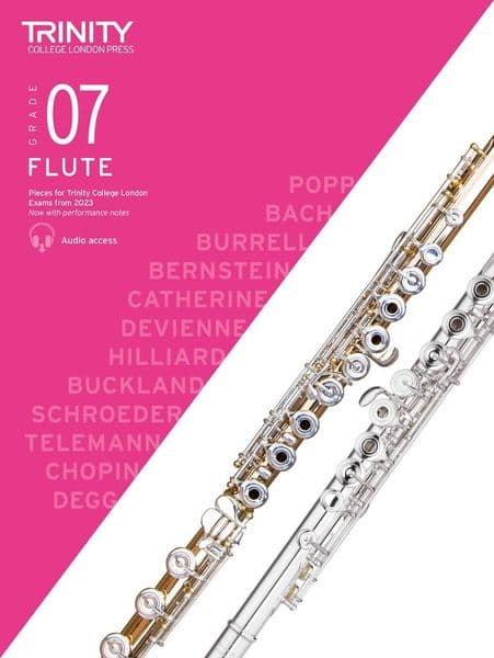 Trinity Flute Exam Piecesfrom 2023 - Grade 7
