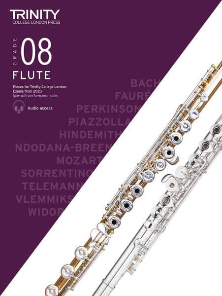 Trinity Flute Exam Piecesfrom 2023 - Grade 8