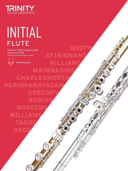 Trinity Flute Exam Piecesfrom 2023 - Initial Grade