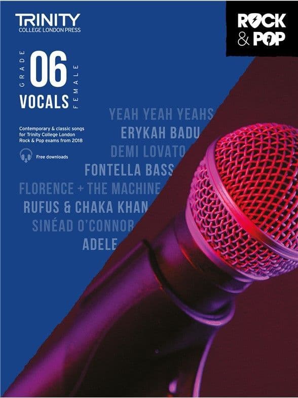 Trinity Rock & Pop 2018 Vocals Grade 6 - Female