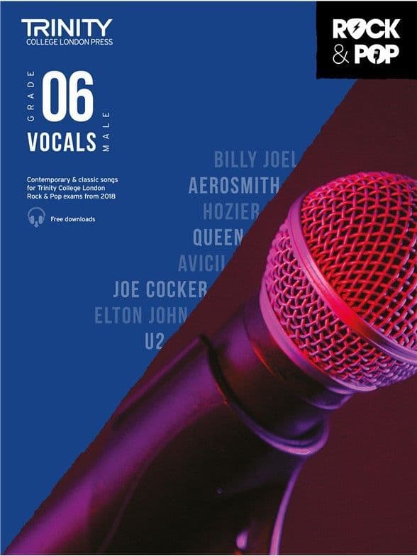 Trinity Rock & Pop 2018 Vocals Grade 6 - Male