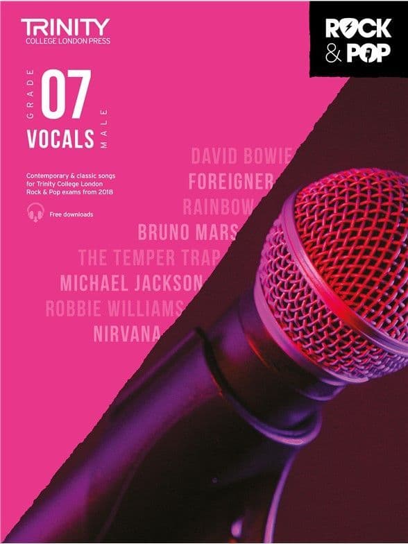 Trinity Rock & Pop 2018 Vocals Grade 7 - Male