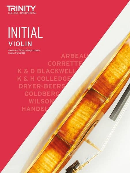 Trinity Violin Exam Pieces Initial from 2020