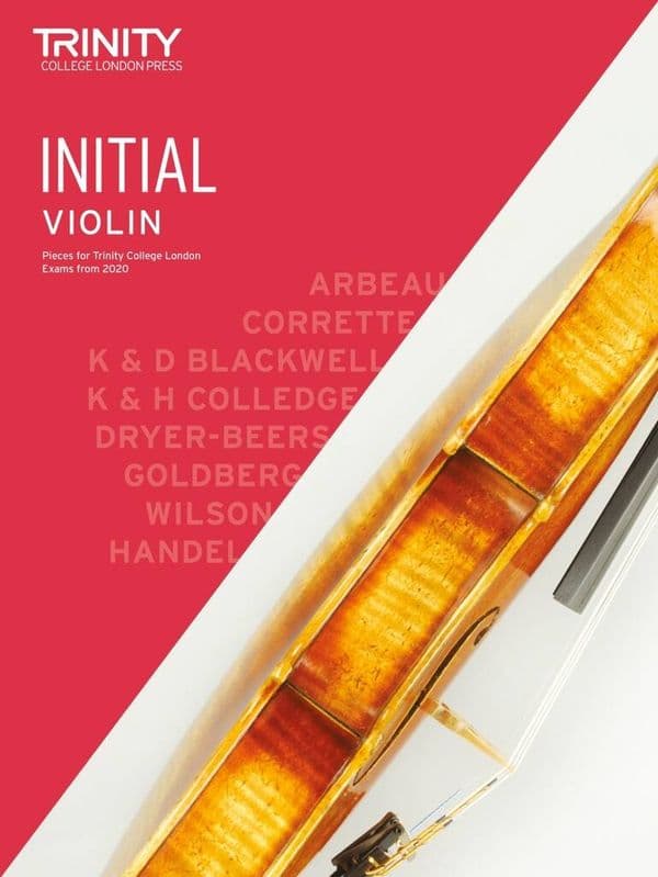 Trinity Violin Exam Pieces Initial from 2020