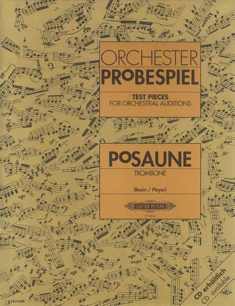 Trombone Test Pieces for Orchestral Auditions (Orchester Probespiel)