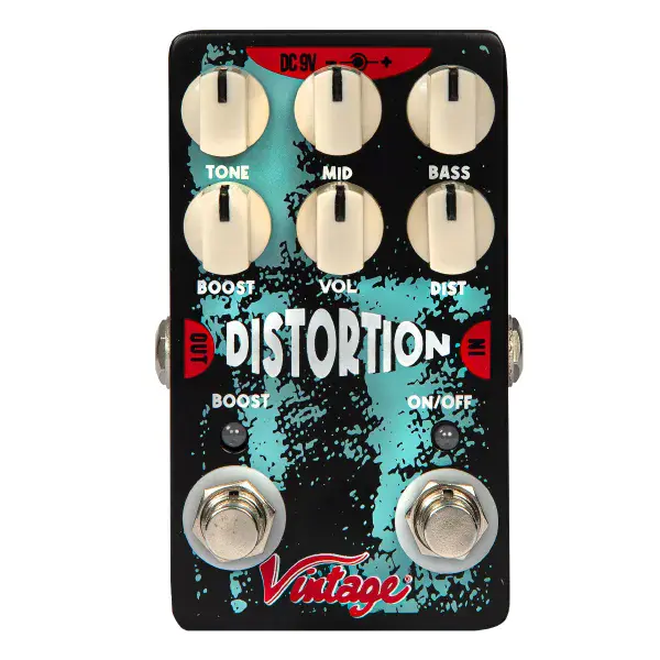 Vintage Distortion Effect Pedal