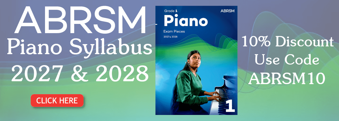 ABRSM Piano Syllabus 2027 & 2028, 10% discount using code ABRSM10