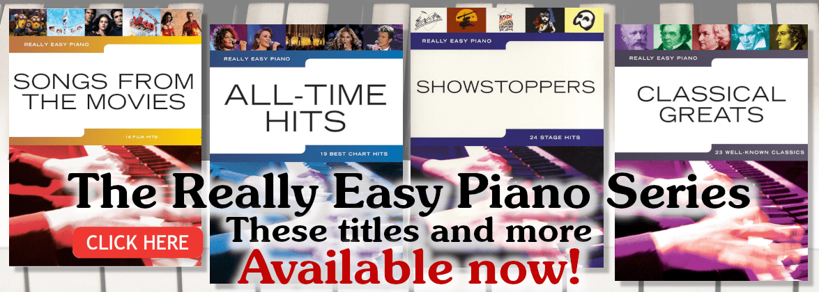 Really Easy Piano Series Available Now!