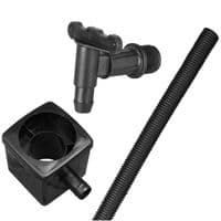 100L Slimline Garden Water Butt Set Including Tap with Stand and Filler Kit