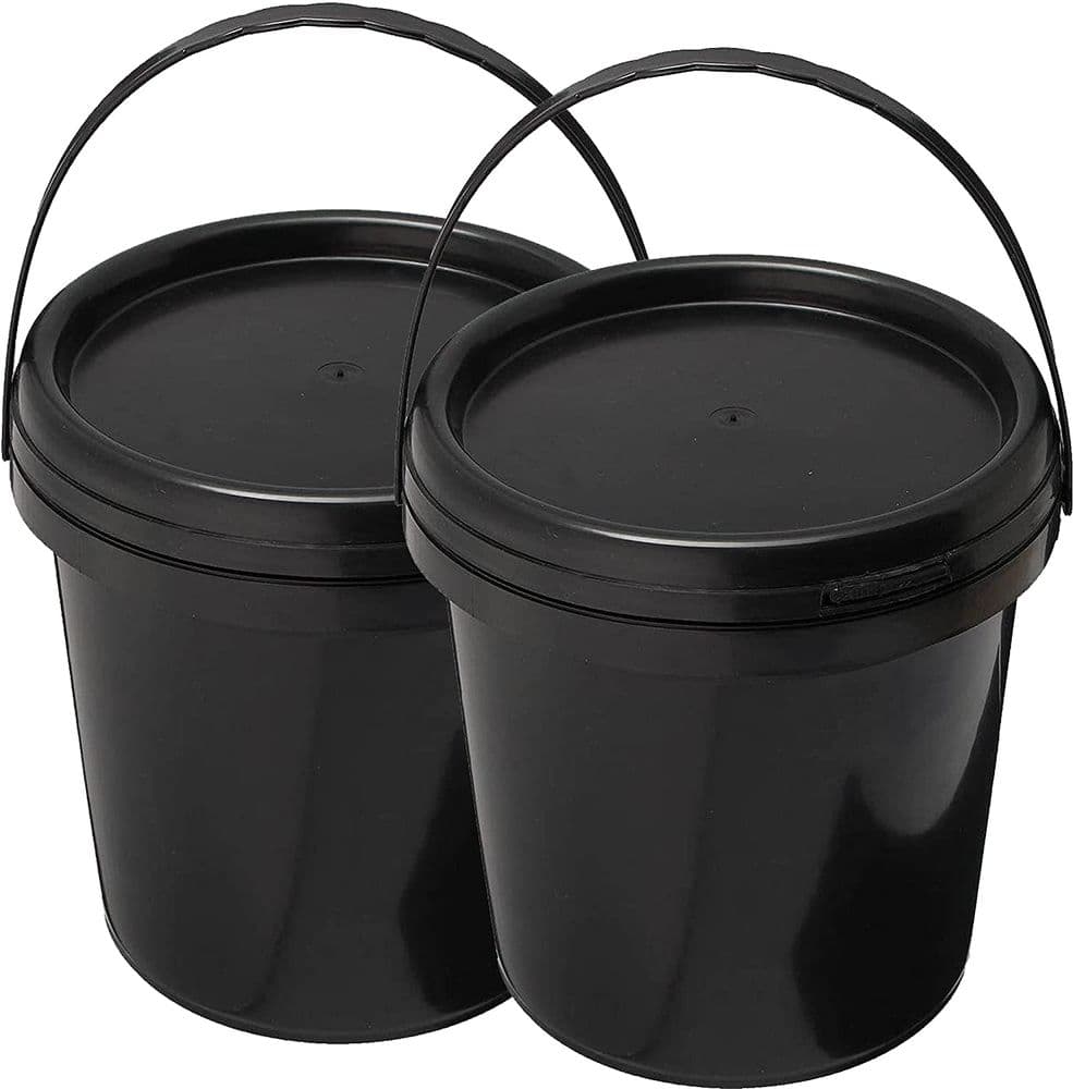 10L Black Buckets