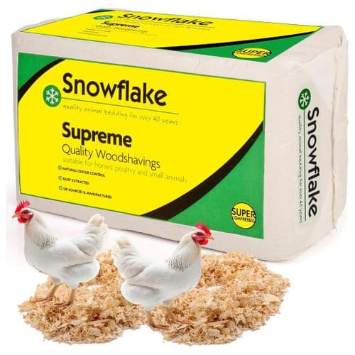 15kg Large Supreme Animal Bedding Softwood Shavings Timber Bale For Goats, Horses, Poultry & Sheep