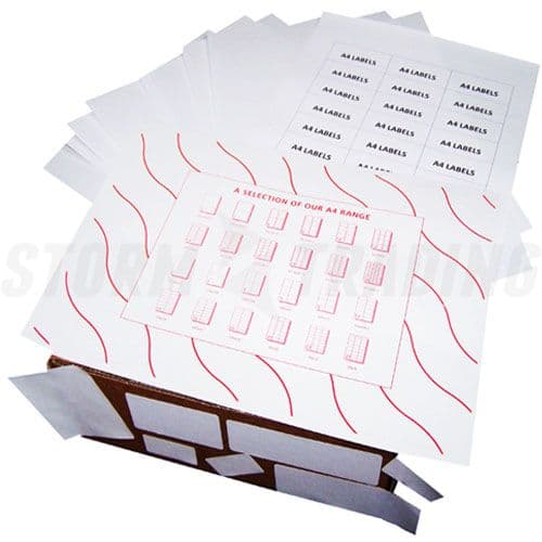 16 Address Labels per A4 Sheet