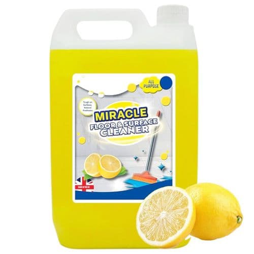 2.5 Litre Concentrated Lemon Floor Cleaner Ideal For All Surfaces