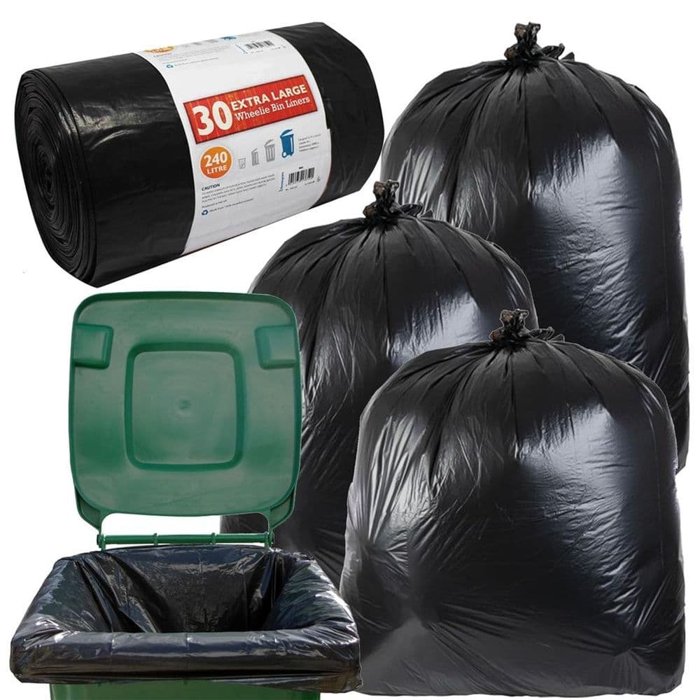 240 Litre Wheelie Wheelie Bin Bags Waste 240l Bin Bags 240L Large