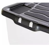 4 x 30 Litre Curve Underbed Storage Boxes With Strong Lids