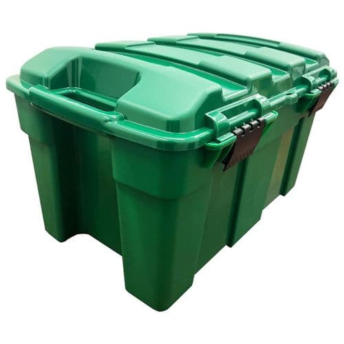 40L Strong Green Garden Storage Chest Trunk For Garden & Garages
