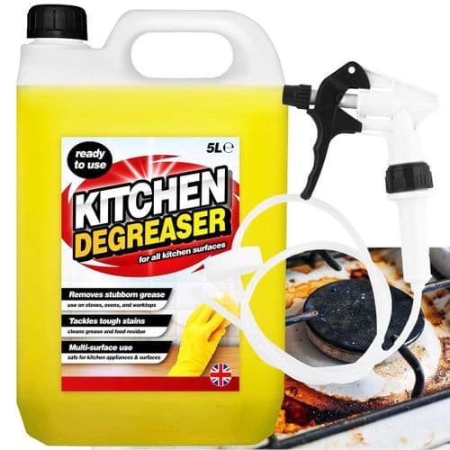 5L Heavy Duty Kitchen Degreaser With Convenient Long Hose Trigger