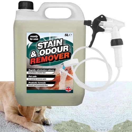 5L Stain & Odour Remover Pet Friendly With Convenient Long Hose Trigger