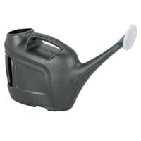 6 Litre Red Or Green Lightweight Watering Cans With Sprinkler Heads & Handles