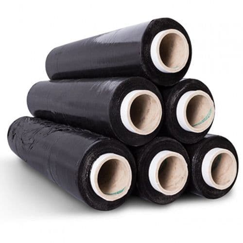 Black Shrink Pallet Wrap Rolls 400mm (Standard Core)