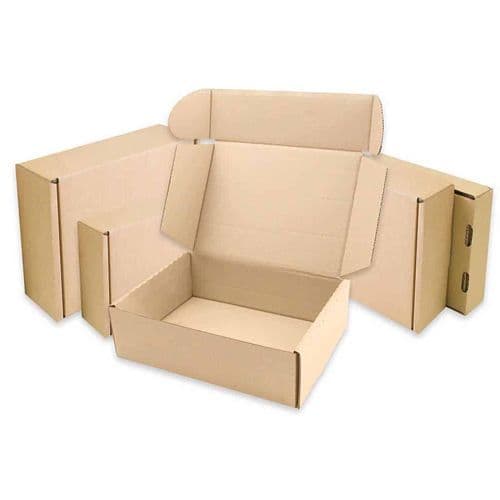 Brown Die Cut Postal Shipping Boxes