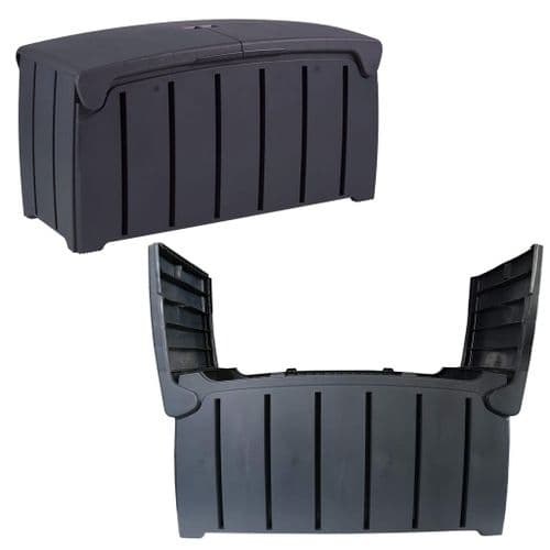 Extra Large Multipurpose 322L Outdoor Garden Storage Box With Butterfly Lid