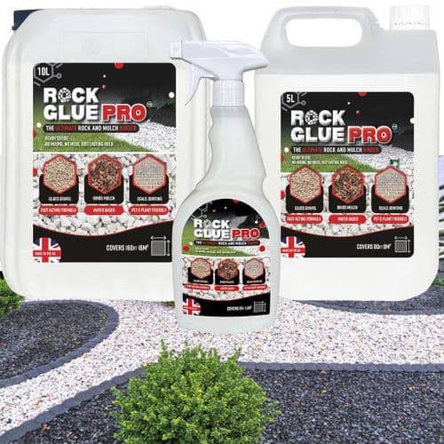 Gravel Binder For Bonding Stones, Mulch, Bark & Garden Paths