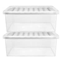 Heavy Duty Multipurpose Home Office Clear Plastic Storage Containers With Lids