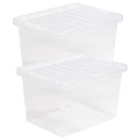 Heavy Duty Multipurpose Home Office Clear Plastic Storage Containers With Lids