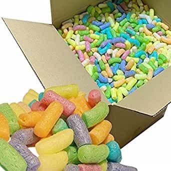 Multi Coloured Biodegradable Loose Fill Packing Peanuts
