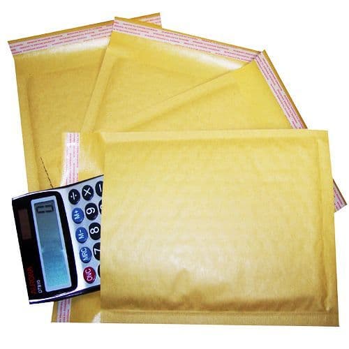 Size 8 (260x345mm) Gold Padded Bubble Envelopes Books