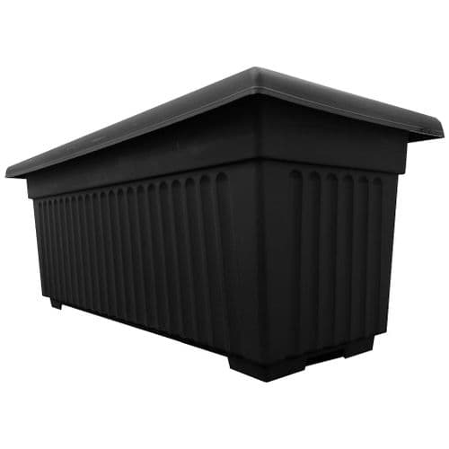 Sovereign Trough 70cm Slate Grey Planters For Home & Garden